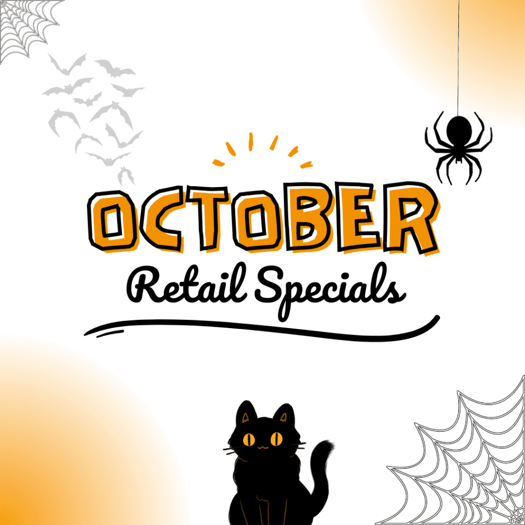 October retail specials banner