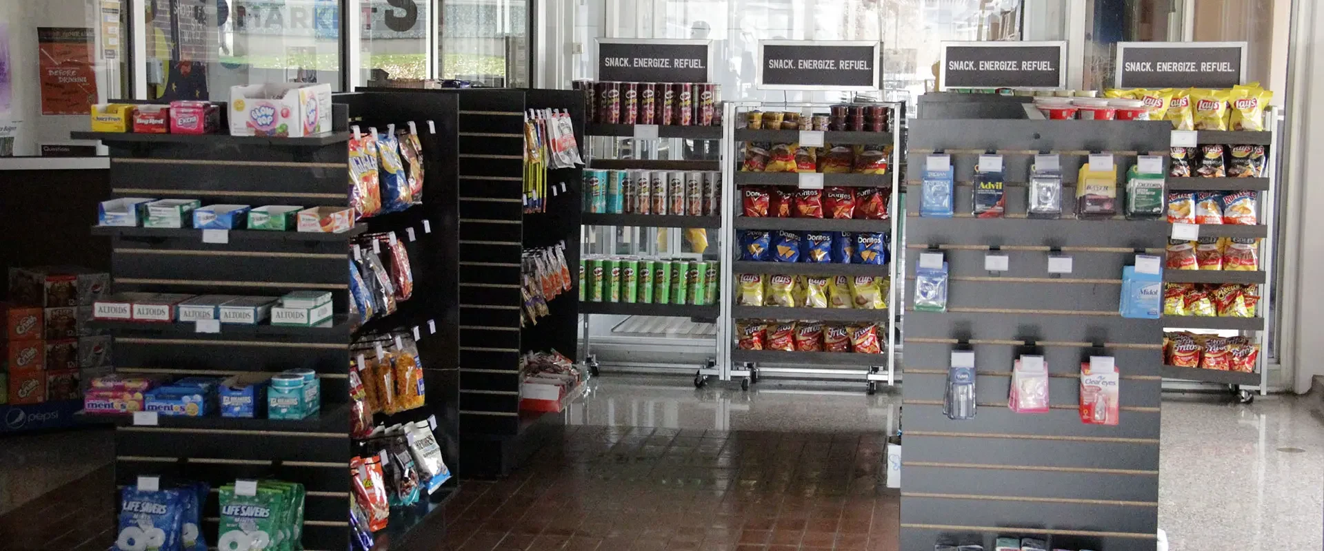 Interior overview of Scotty's Market