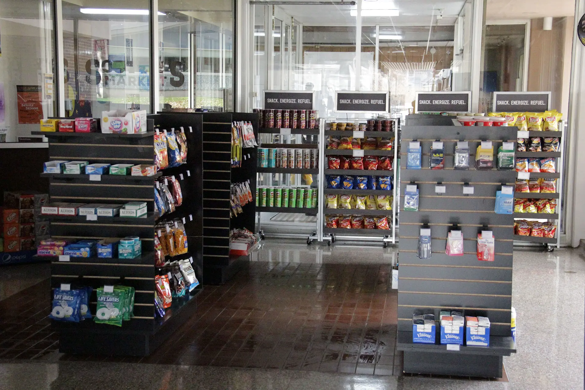 Interior overview of Scotty's Market