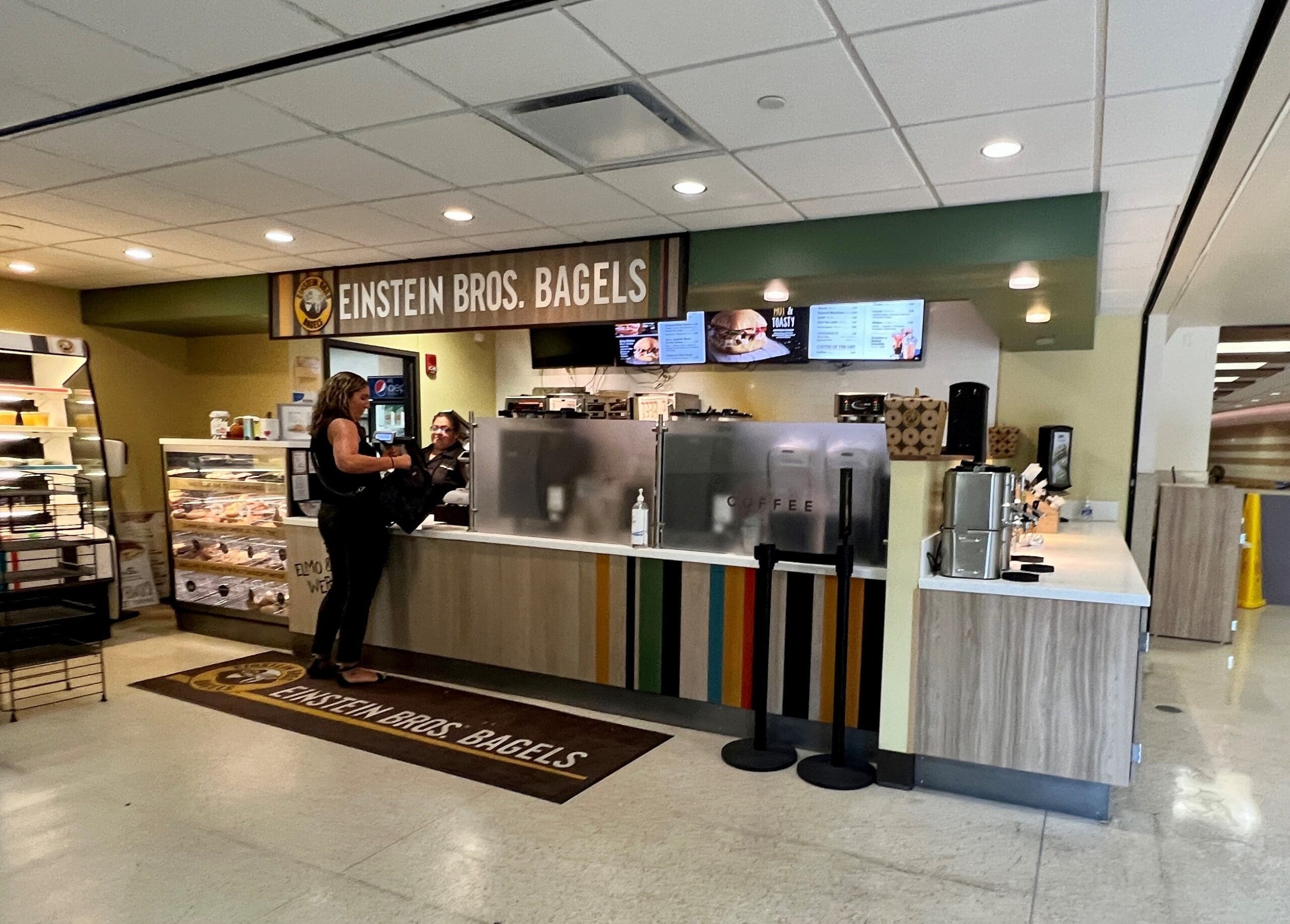 Overview shot of Einstein Bros Bagels